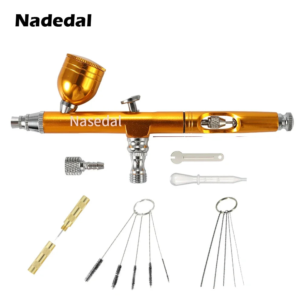 Dual-Action Airbrush Gun 0.3mm – Gravity Feed Spray Gun for Custom Paint & Detail Work