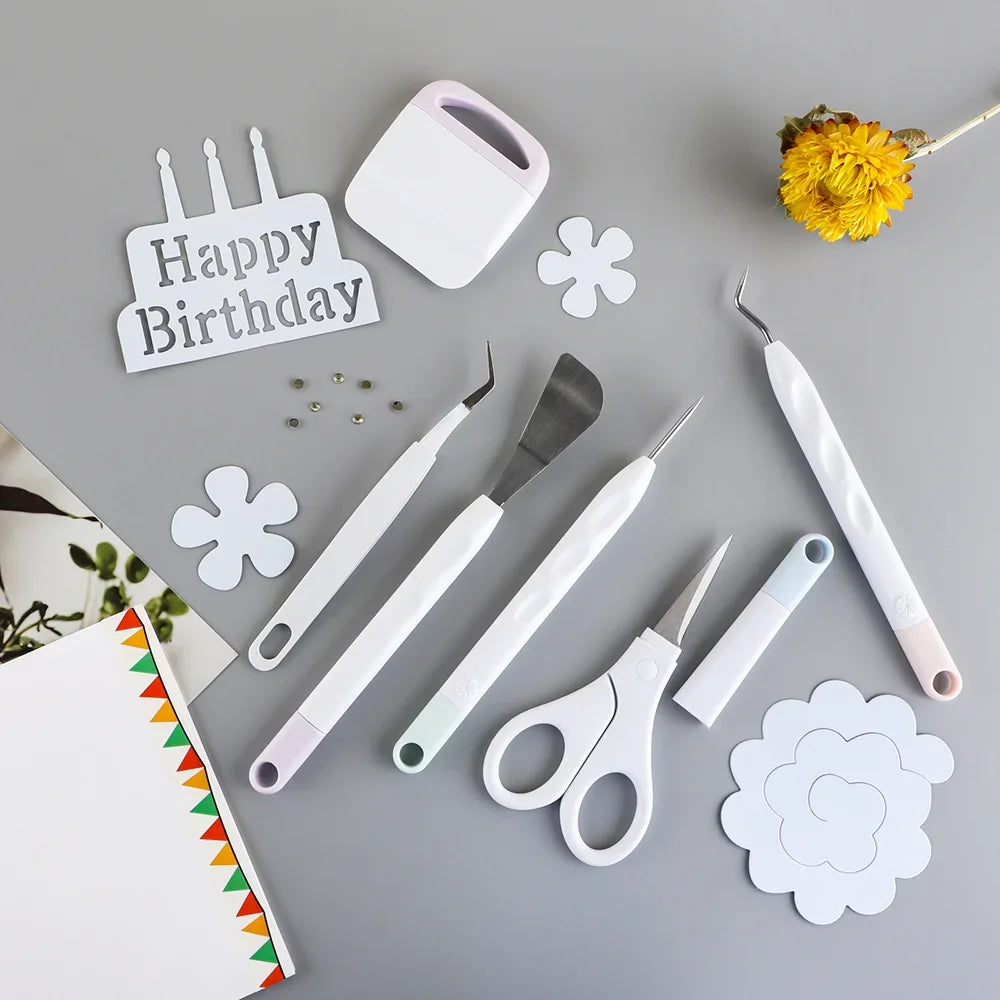 6-Piece Vinyl Weeding & Cutting Tool Set – Wrap, Decal & Craft Kit