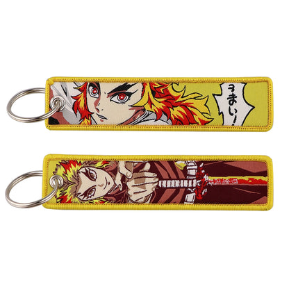 Embroided Keychain - Anime 100 versions, Gensin Impact, Tartaglia, Zhongli, Mavuika, Heavenly Principles and more!
