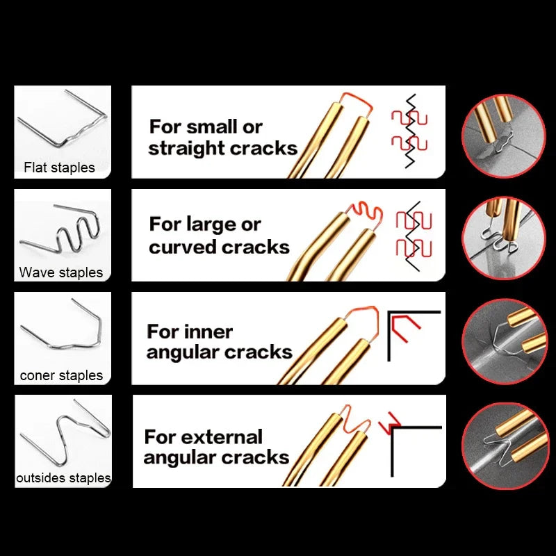 Hot Stapler Gun  Upgraded 2 in 1 200W – Garage Tools for Plastic Welding, Bumper Repair