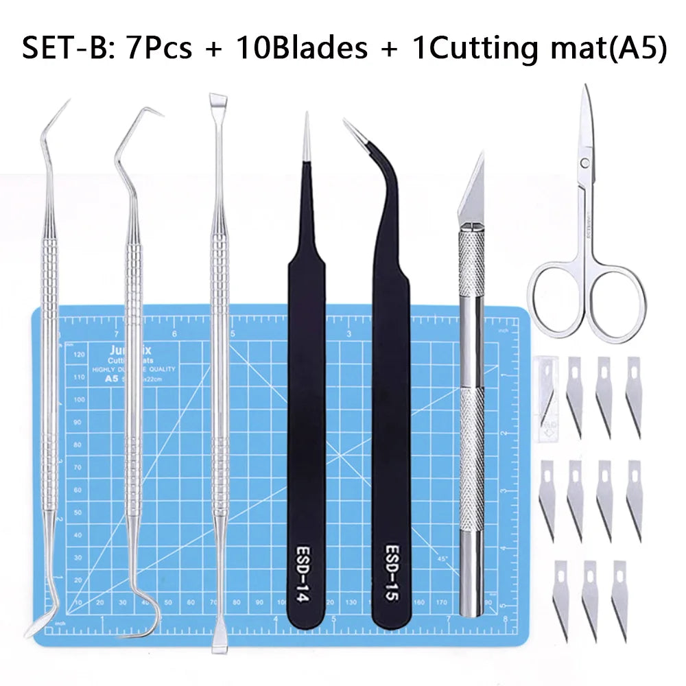 Vinyl and Sicker Weeding Tool Set, DIY Kit. Silhouettes, Cameos, Lettering, Scrapbooking