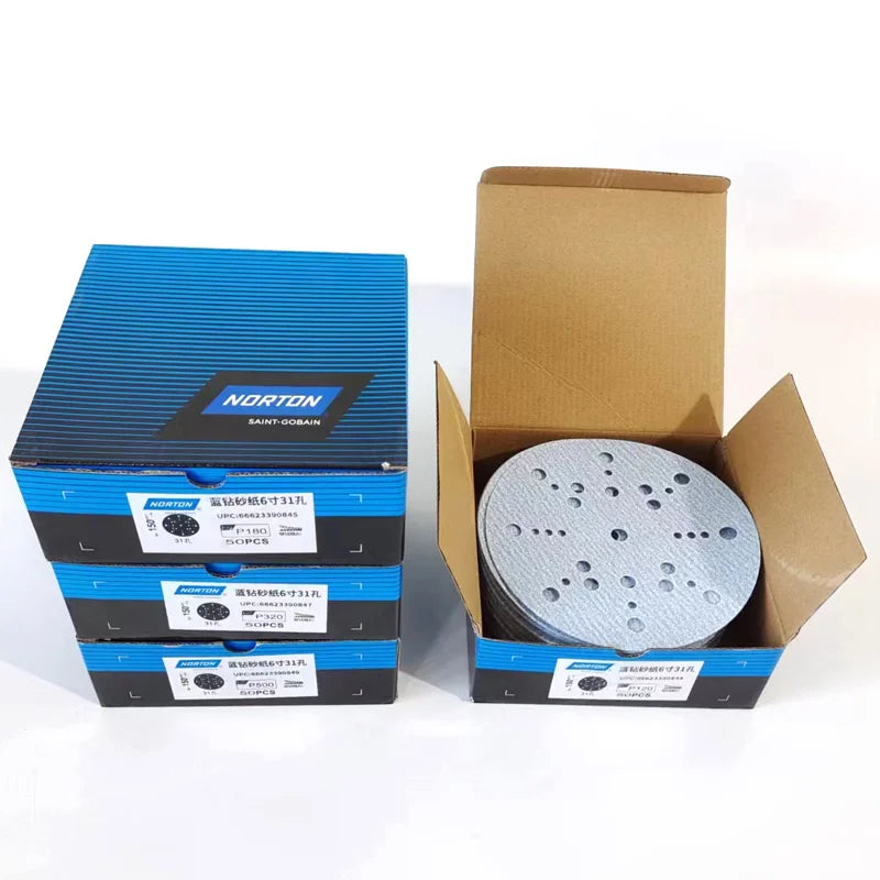 NORTON Multi-Air US./EU. 6-inch/150mm  Dry Ceramic Sandpaper