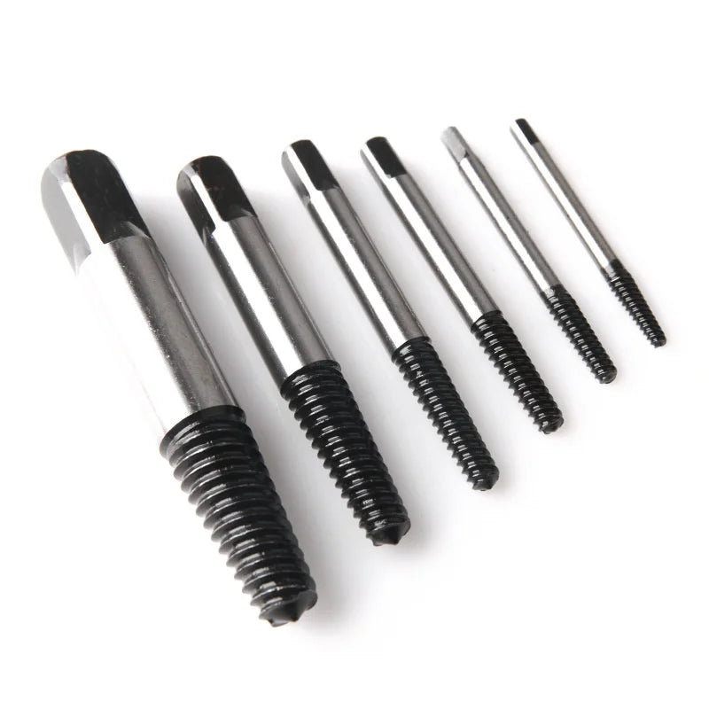 STONEGO Broken Screw Extractor Set – Carbon Steel Double-Sided Drill Bits