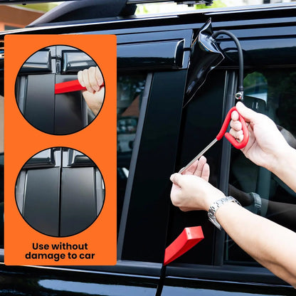 Car Door Kit 21/18PCS Air Pump Window Fixing, Gripper, Long Reach Tools with Carrying Bag