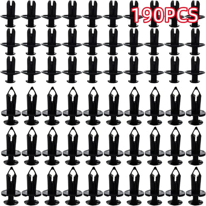 Push Retainer Mixed 13 Sizes Box, Bumper, Door Panel, interior Liner for All Cars & Vans