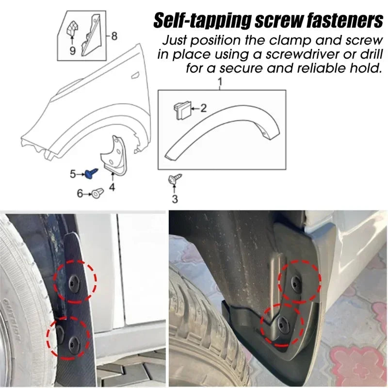 Torx Screw & U-Clip Retainer, Fasteners Kit 20-80Pcs