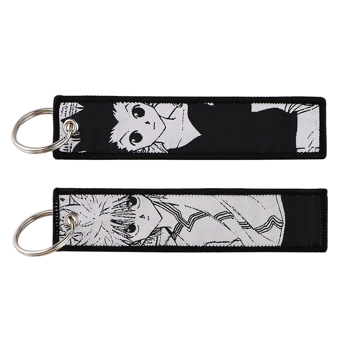 Embroided Keychain - Anime 100 versions, Gensin Impact, Tartaglia, Zhongli, Mavuika, Heavenly Principles and more!