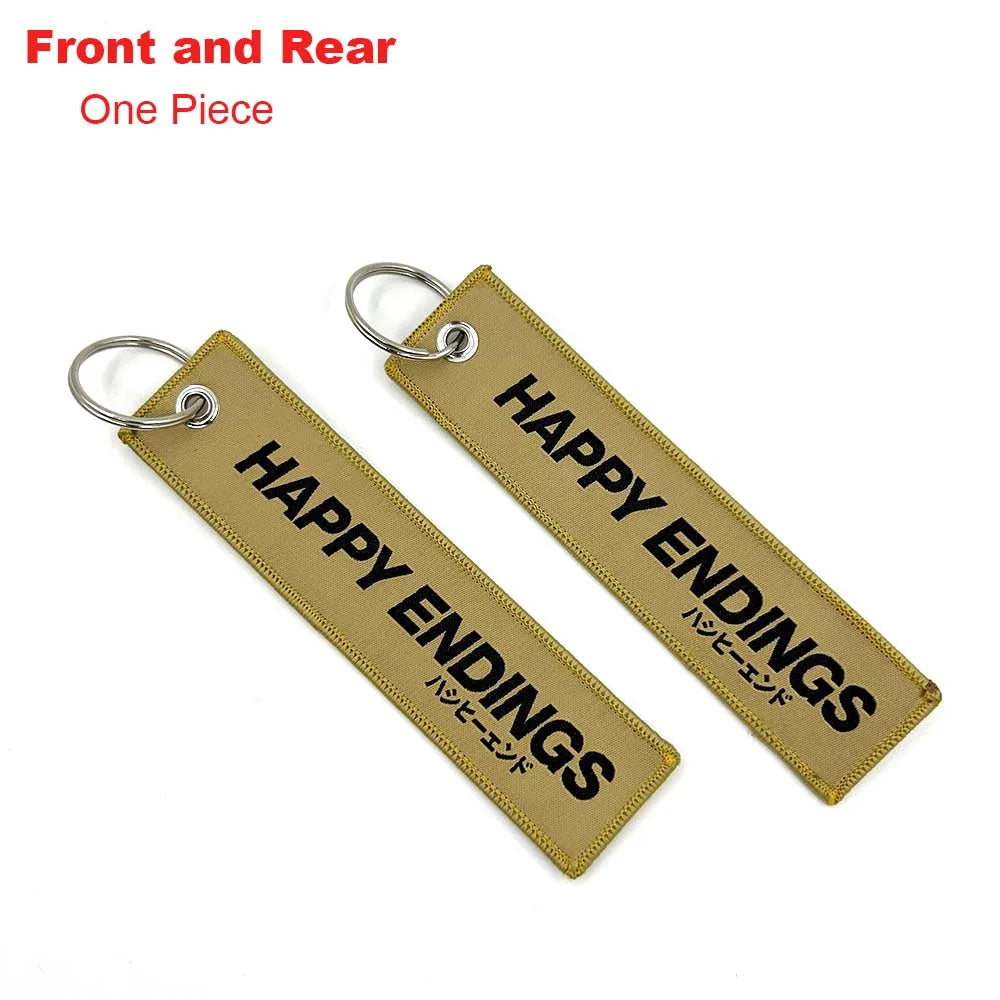 Embroidered Keychain - JDM, Nos, Recaro, Bride, Initial D, HKS