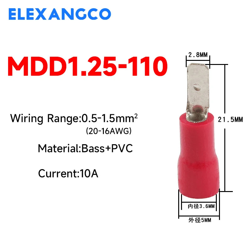 Insulated Spade Wire Connector Assortment