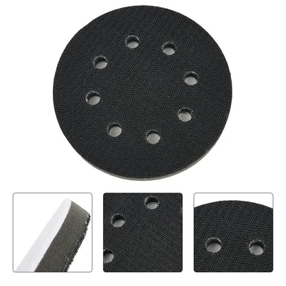 5-Inch Soft Sponge Interface Pad – Backing Pad for Sanding Discs on Uneven Surfaces
