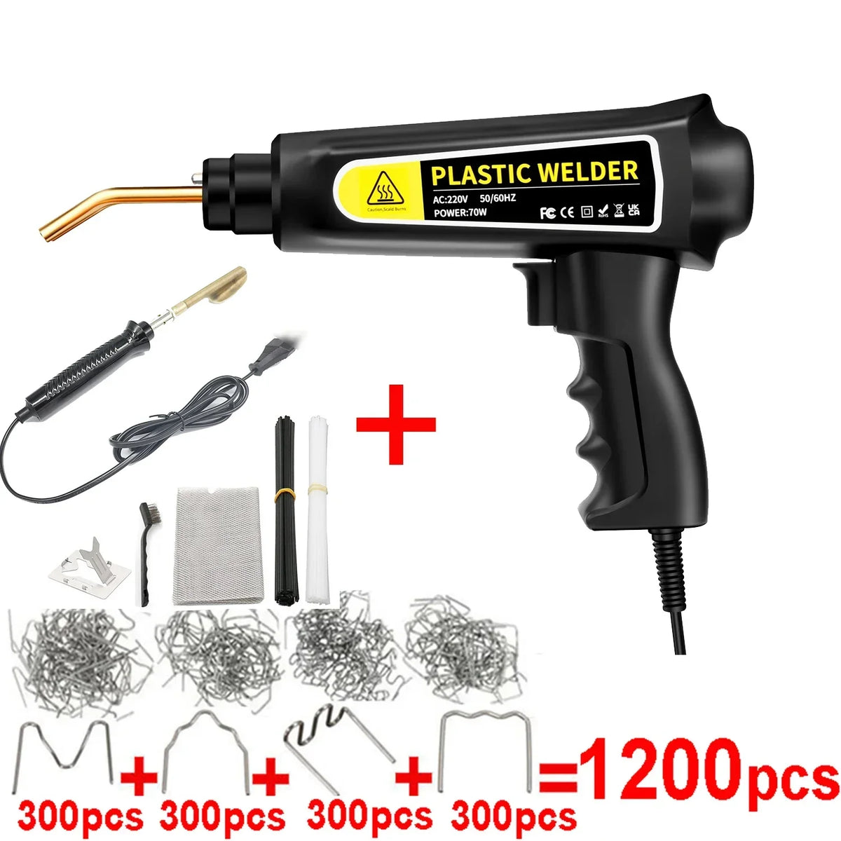 70W Hot Stapler Plastic Welding Machine – Car Bumper Repair Kit