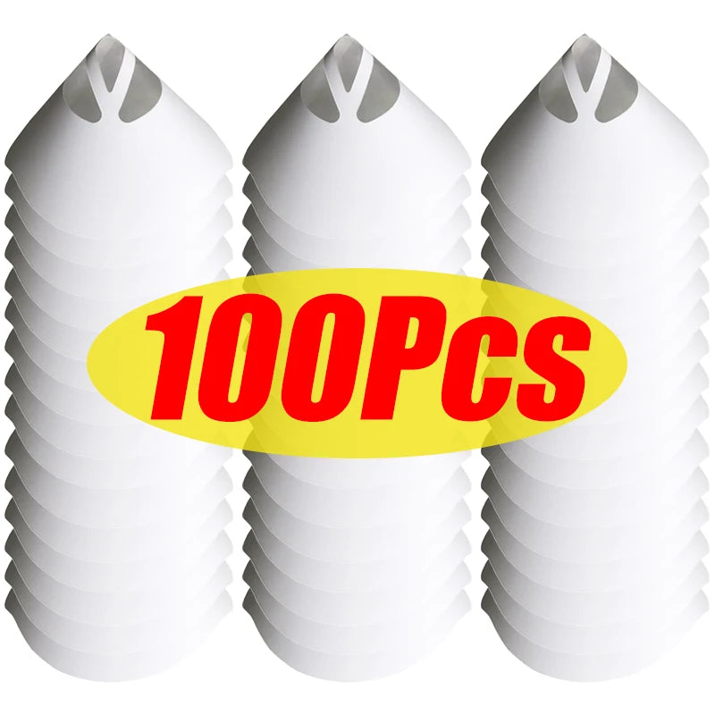 Disposable Paint Straining Funnel Filters – Conical Nylon Mesh for Spray Guns