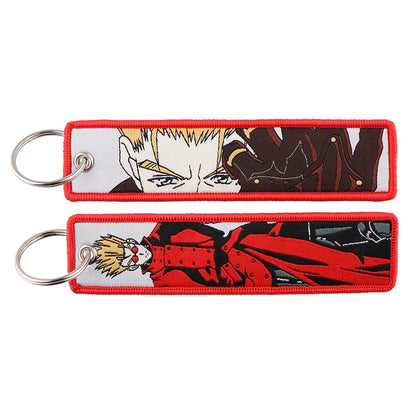Embroided Keychain - Anime 100 versions, Gensin Impact, Tartaglia, Zhongli, Mavuika, Heavenly Principles and more!