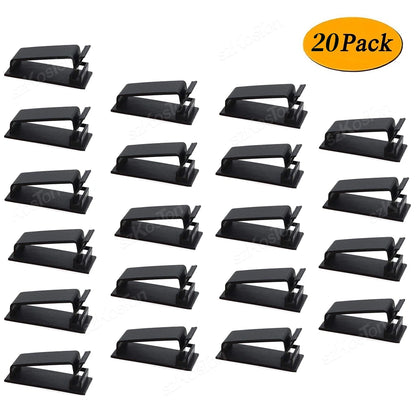 Cable Management, Organizer Clip, Wire Arrangement & Protector Clips Self-adhesive