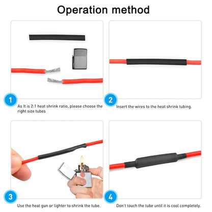 Insulated Heat Shrink Tubing Kit (150pcs)