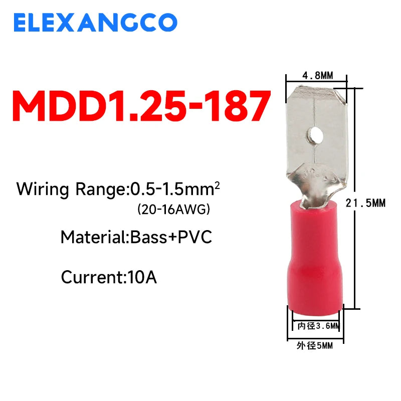 Insulated Spade Wire Connector Assortment