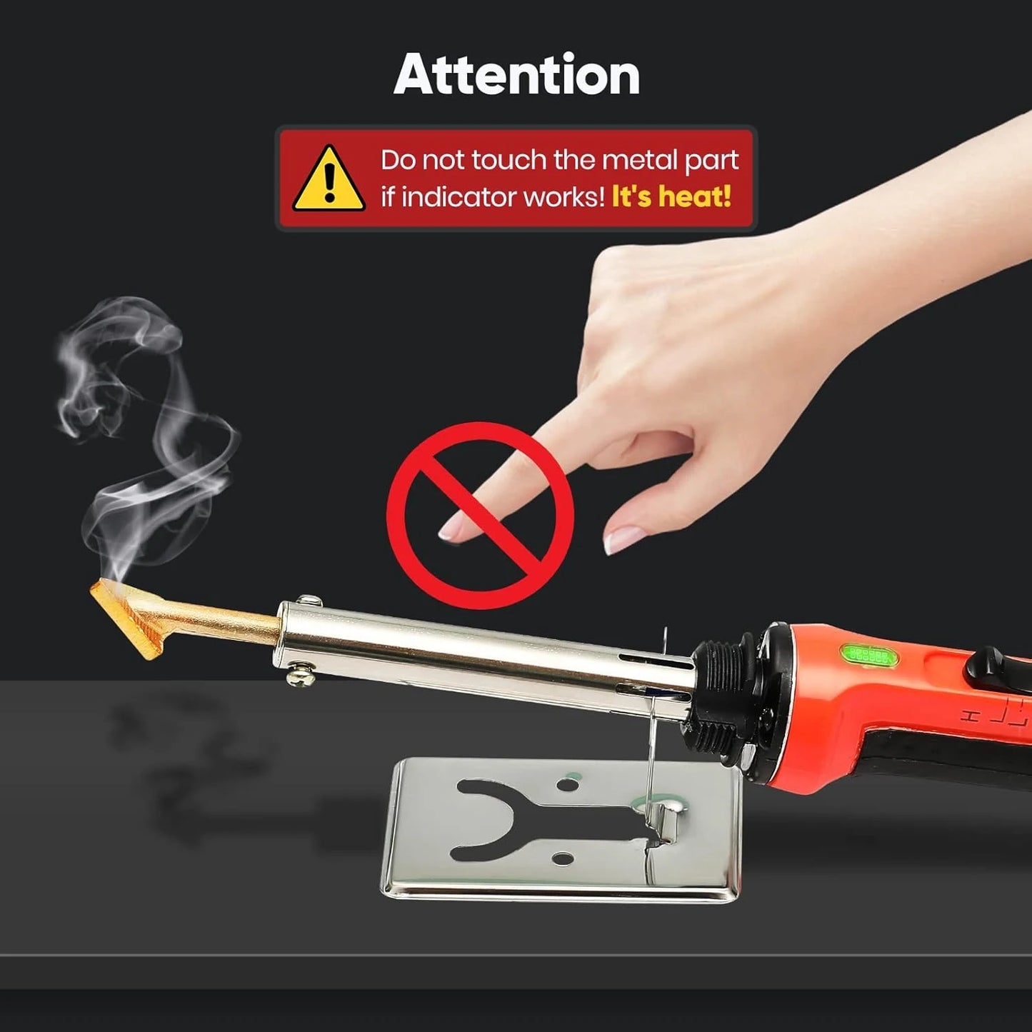 Car Bumper Repair Soldering Iron Tool 50W/100W, Adjustable Temperature Welding Rework Station