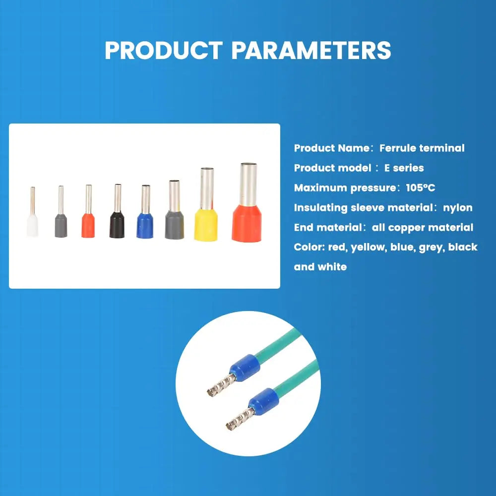 Insulated Wire Ferrule Connector Assortment Kit