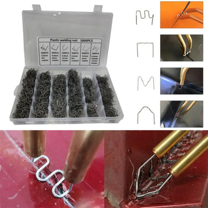 Hot Stapler, Hot Nails Plastic Repair for Bumpers and more, 3000/1200/600pcs