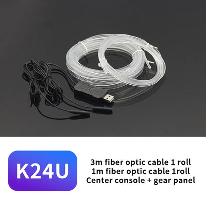 Car Ambient Interior lighting - 1M/3M/5M/10M Flexible Neon Waterproof Multicolor Led Strip