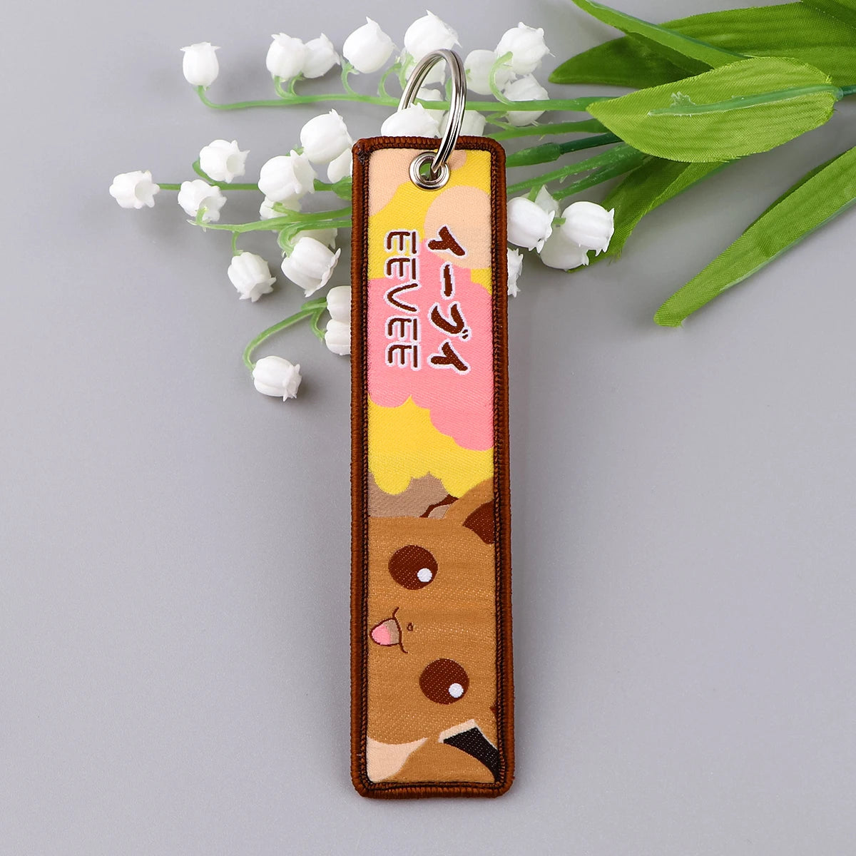 Embrioded Keychain - Pokemon Anime, Pikachu,Squirtle, Eevee, Snorlax, Bulbasaur and more