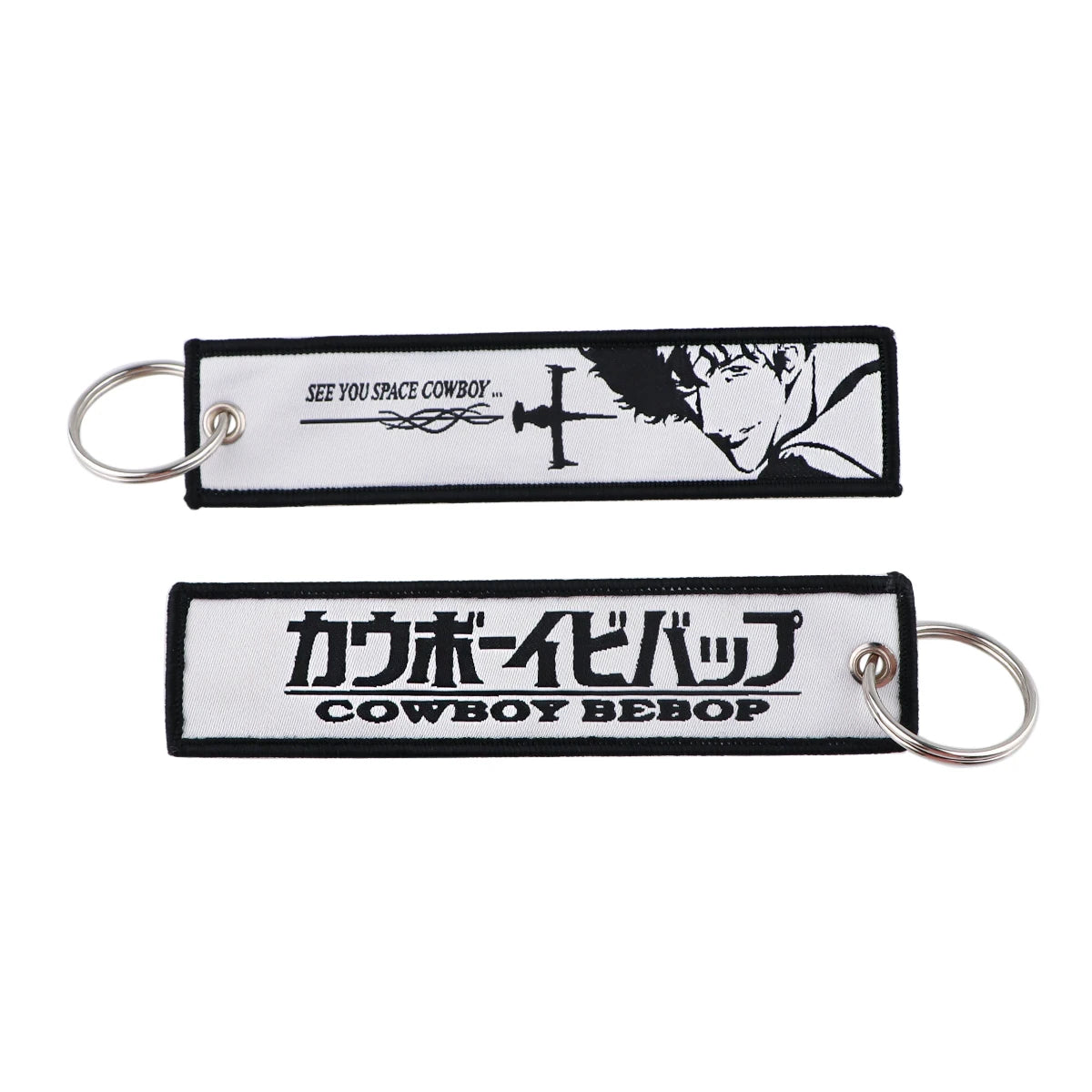 Embroided Keychain - Anime 100 versions, Gensin Impact, Tartaglia, Zhongli, Mavuika, Heavenly Principles and more!