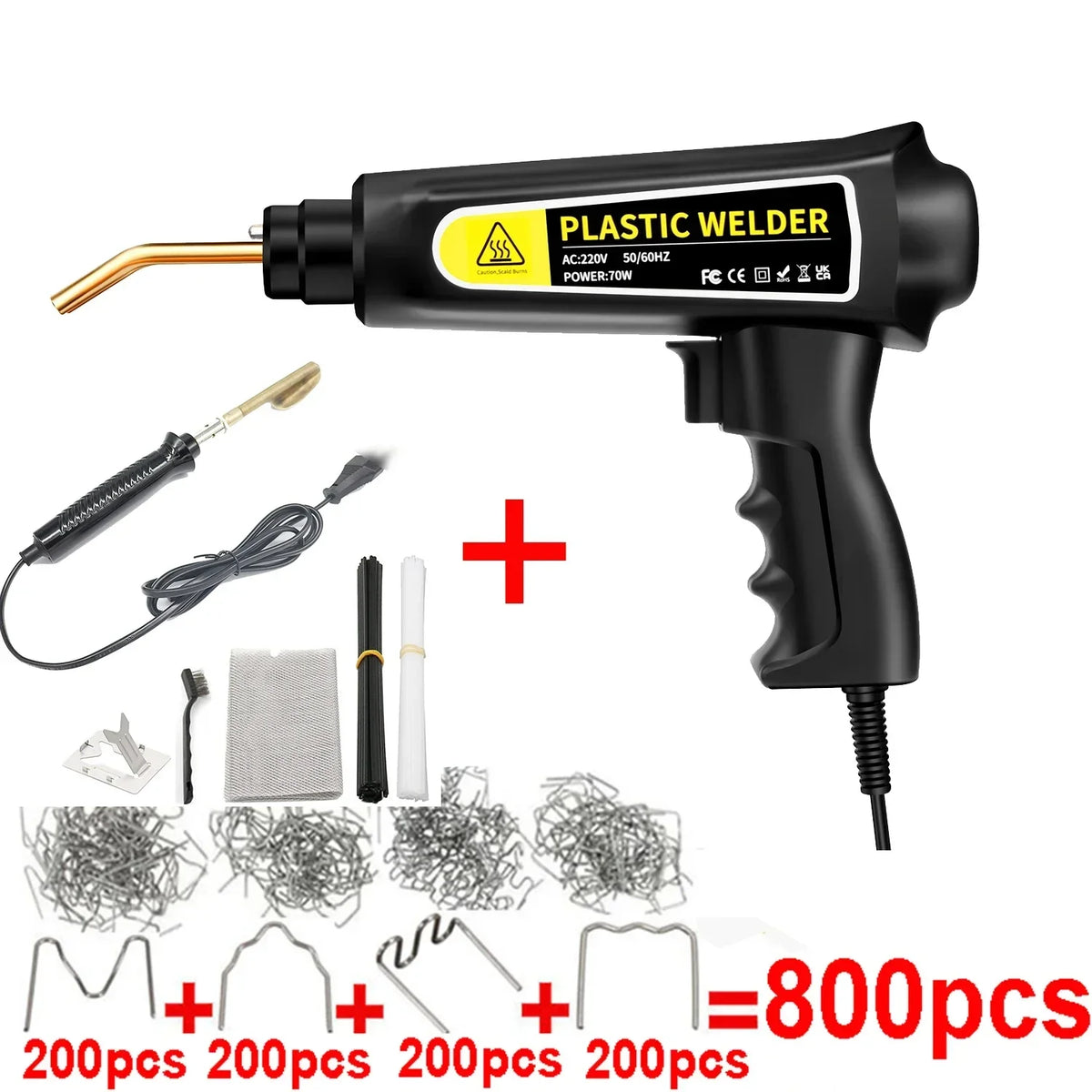 70W Hot Stapler Plastic Welding Machine – Car Bumper Repair Kit