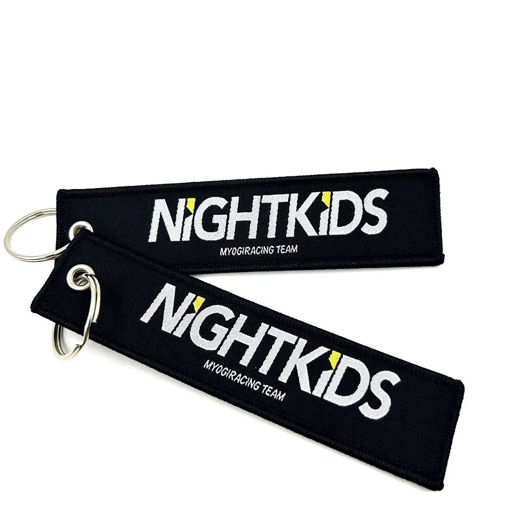 Embroidered Keychain - JDM, Nos, Recaro, Bride, Initial D, HKS