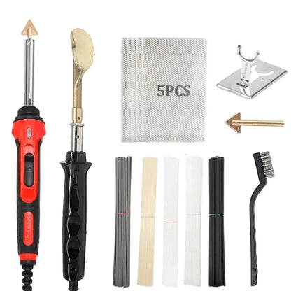 Plastic Bumper Repair Soldering Iron Kit – Hot Staple Welder for Auto Body & Trim