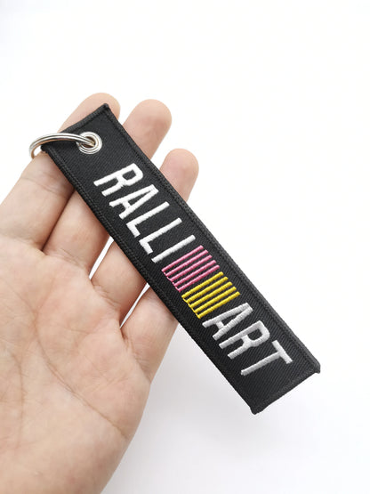 Embroided Keychain - Type R, Eat Sleep Race, HKS, BIRDE, Tein and more!