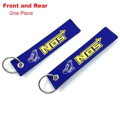 Embroidered Keychain - JDM, Nos, Recaro, Bride, Initial D, HKS