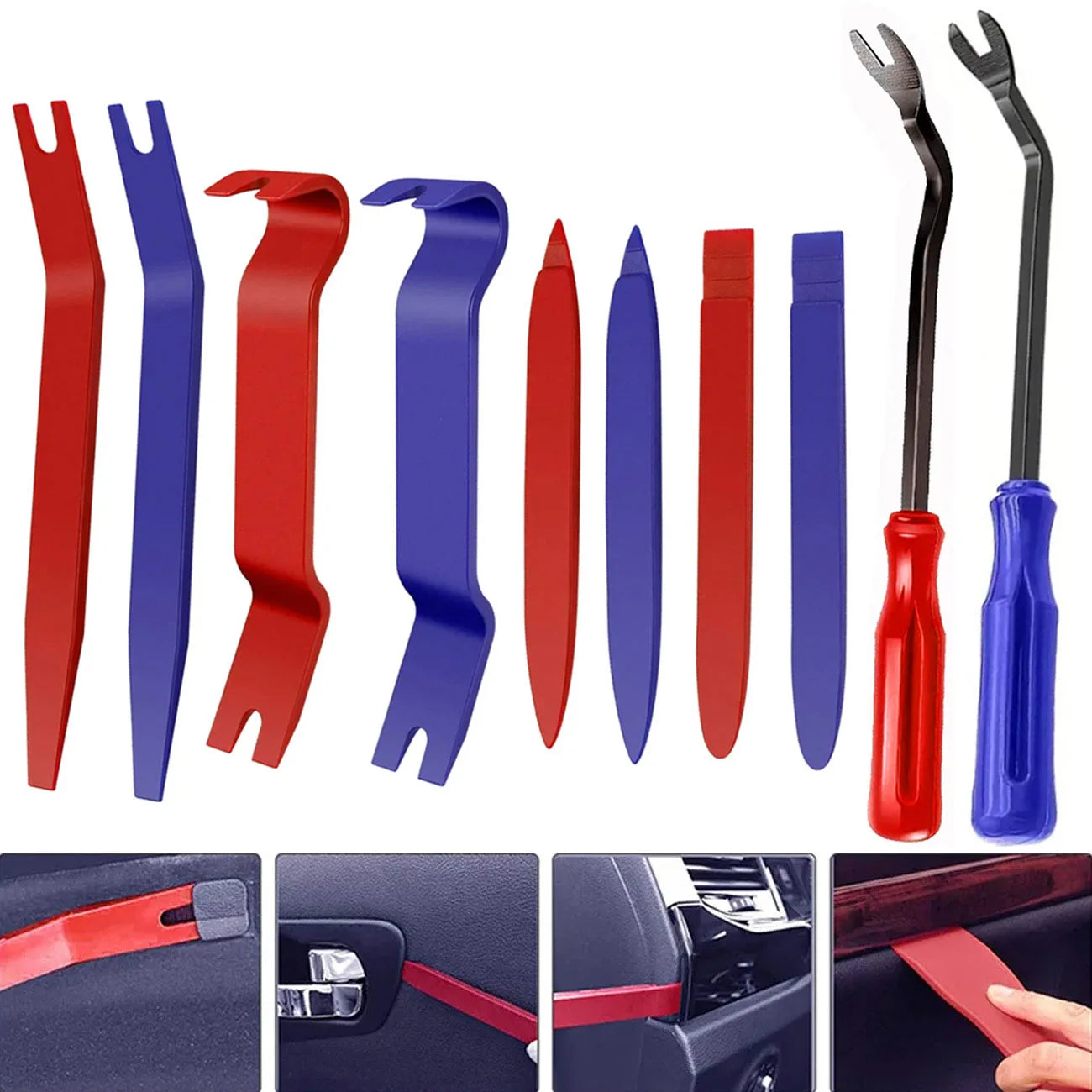 Pry Tools, Removal Kit for Car Interior Clips,Door Panel, Trim and more