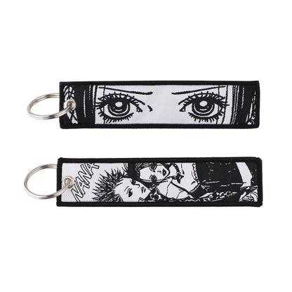 Embroided Keychain - Anime 100 versions, Gensin Impact, Tartaglia, Zhongli, Mavuika, Heavenly Principles and more!