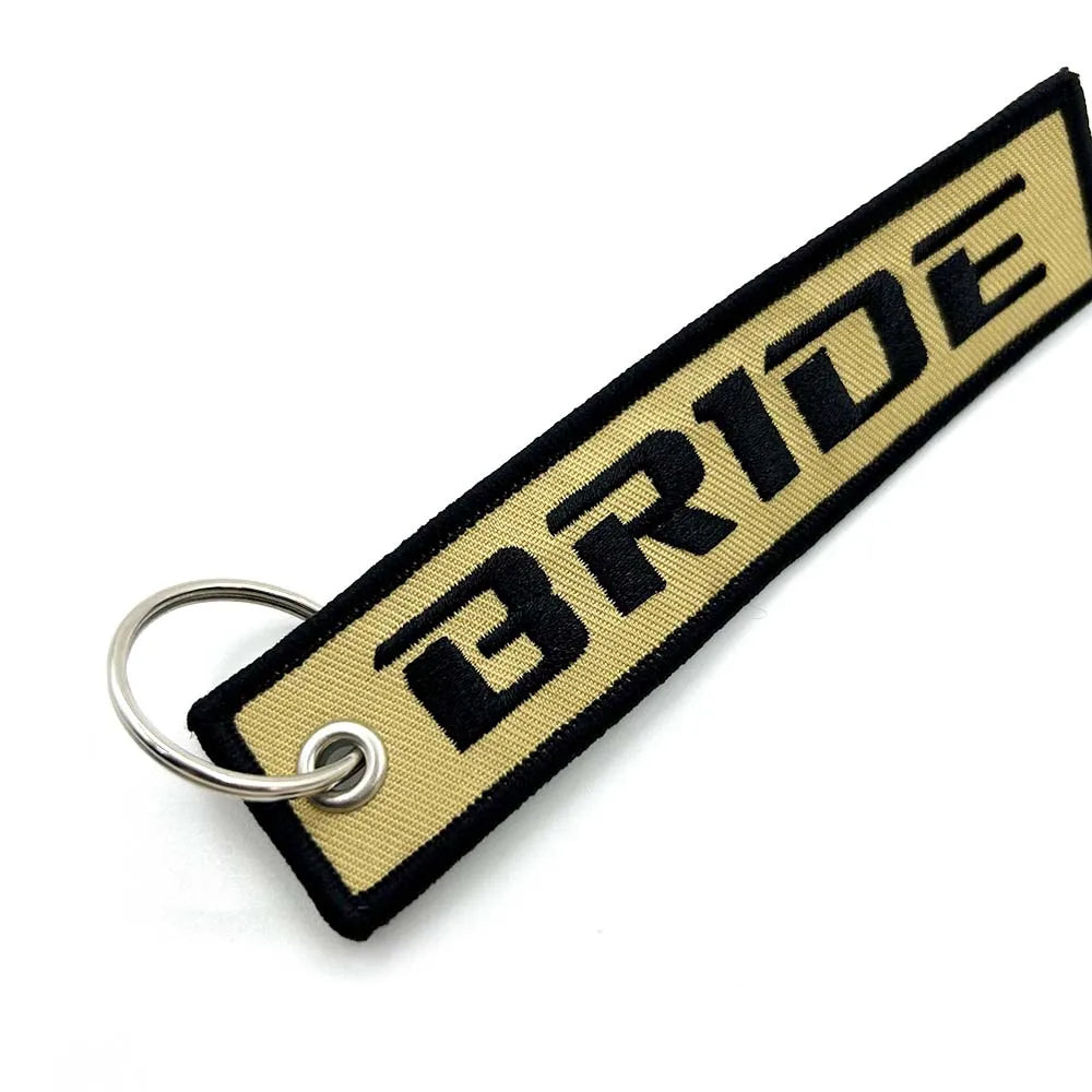 Embroidered Keychain - JDM, Nos, Recaro, Bride, Initial D, HKS