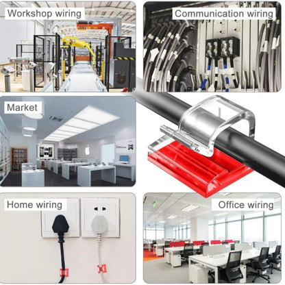 Cable Management Clip, Wire Arrangement & Protector Clips 10/50PCS