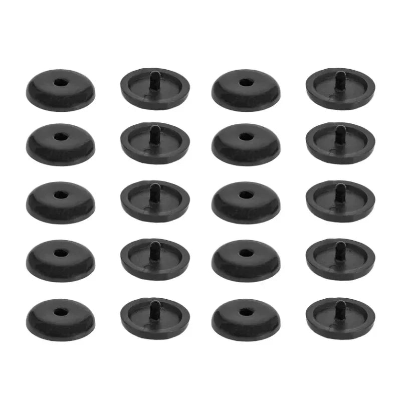 Car Seatbelt Buckle Stop Button Clips – Seatbelt Adjuster Retainer Rivets (10pcs)