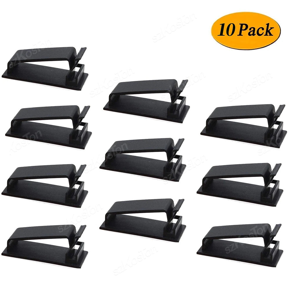 Cable Management, Organizer Clip, Wire Arrangement & Protector Clips Self-adhesive