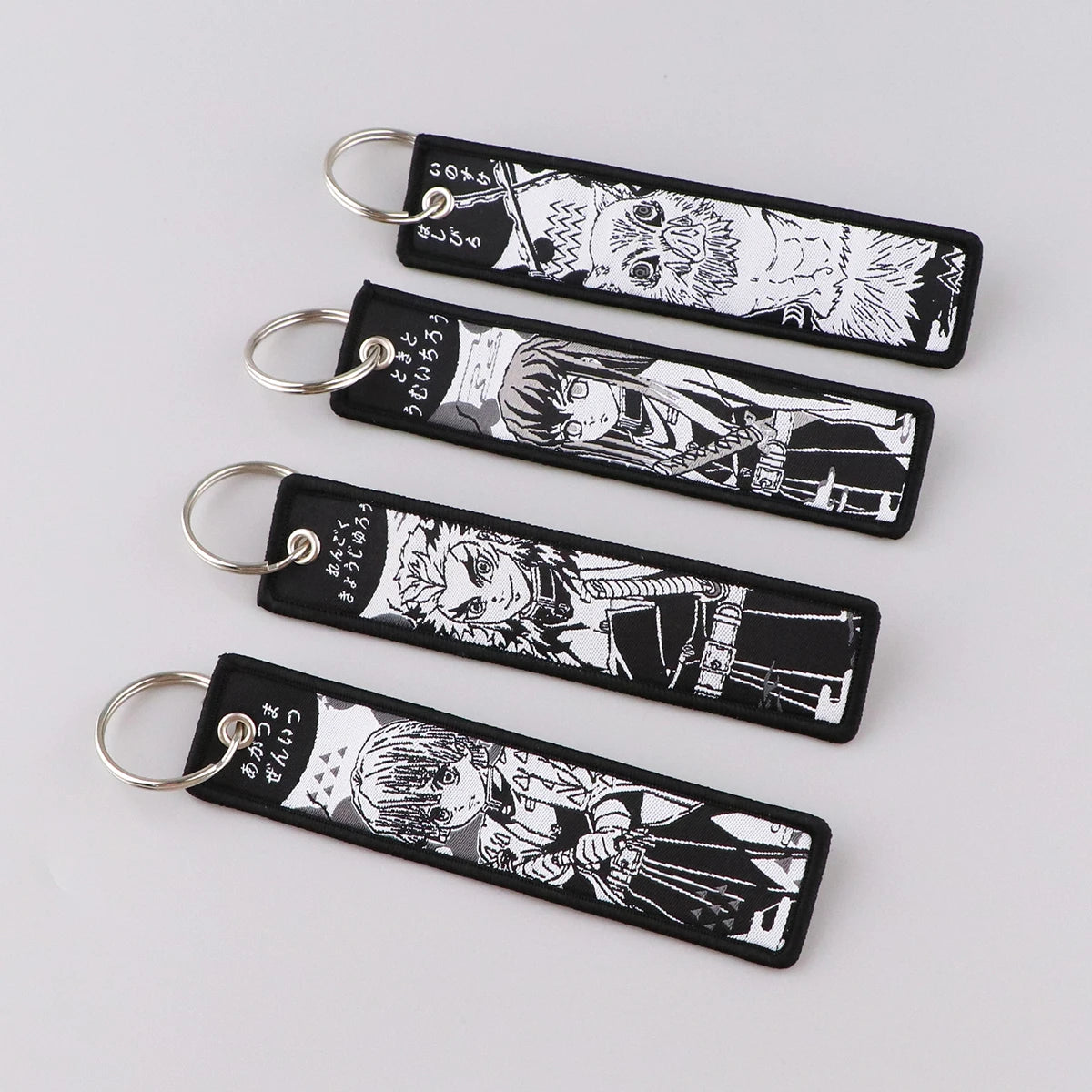 Embroided Keychain - Demon Slayer, Tanjiro Kamado, Kyōjurō Rengoku, Muichiro Tokito, Inosuke Hashibira and more