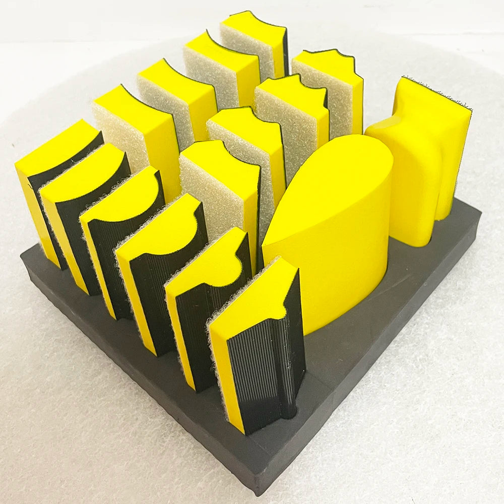 16-Piece Interchangeable Sanding Block Set