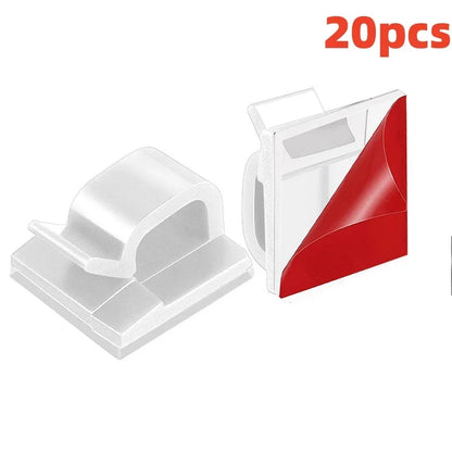 Cable Management Clip, Wire Arrangement & Protector Clips 10/50PCS