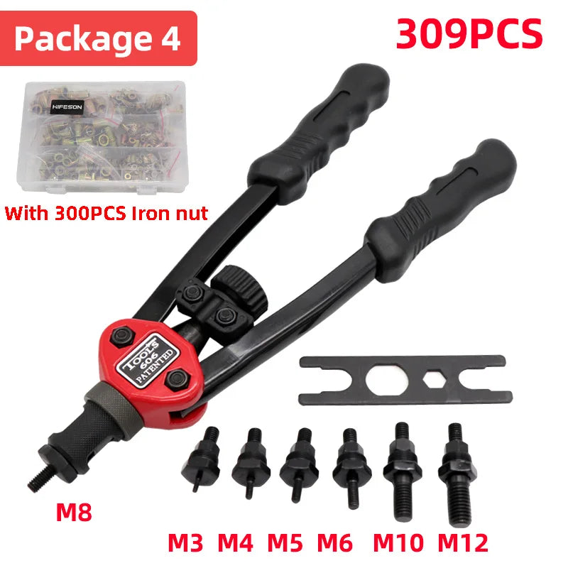 HIFESON Hand Threaded Rivet Nut Gun