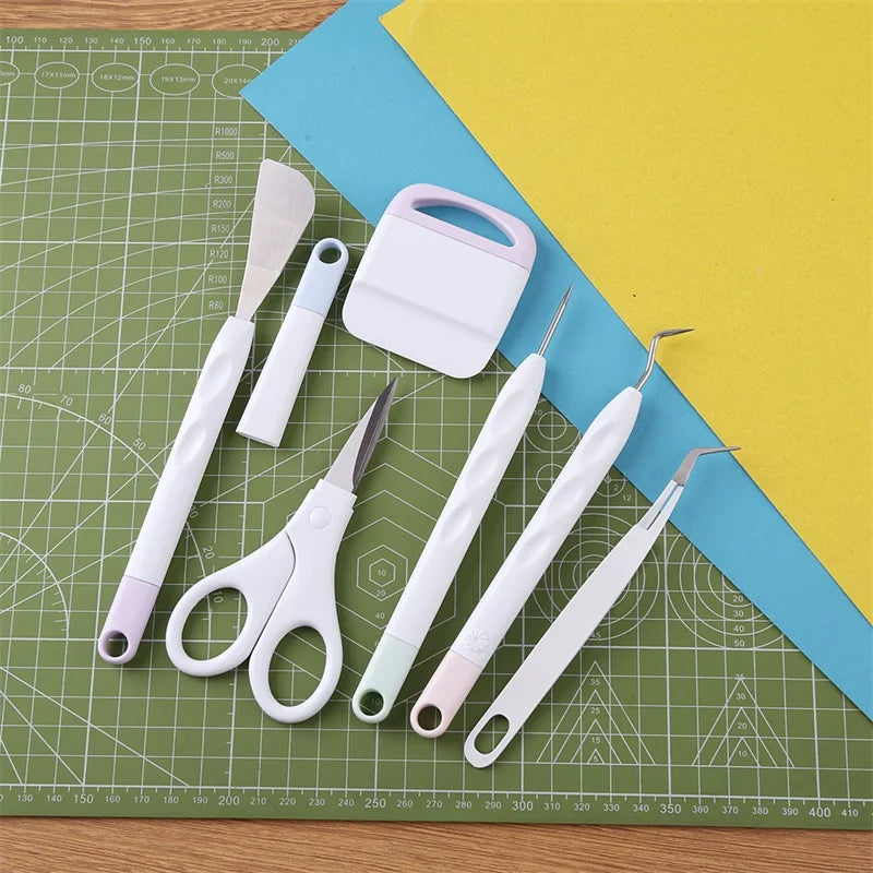 6-Piece Vinyl Weeding & Cutting Tool Set – Wrap, Decal & Craft Kit