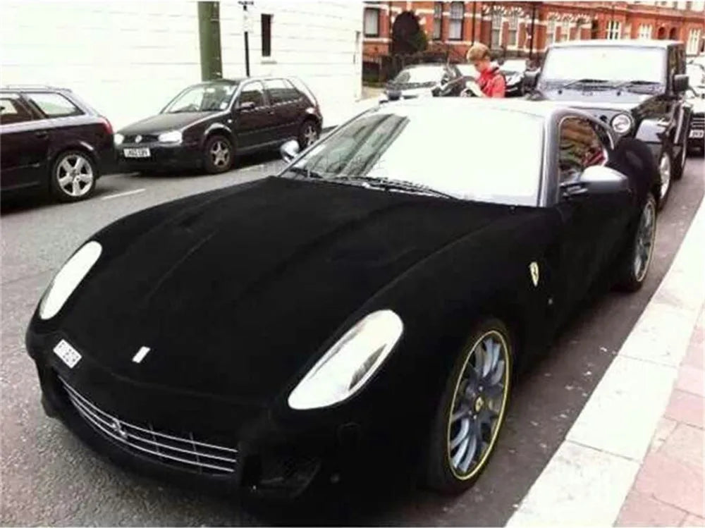 Suede Velvet Vinyl Wrap Film – Bubble-Free Car Interior Wrapping Sticker
