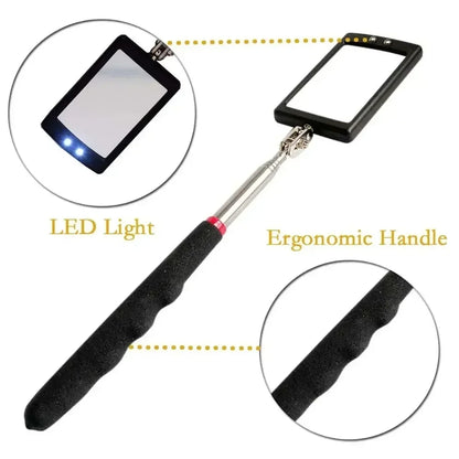 Telescoping LED Magnet & Inspection Mirror