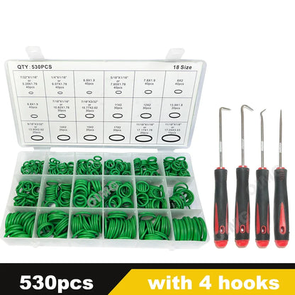 O-ring Set, Rubber Gaskets, Seal Ring for Air Condition 18 Sizes