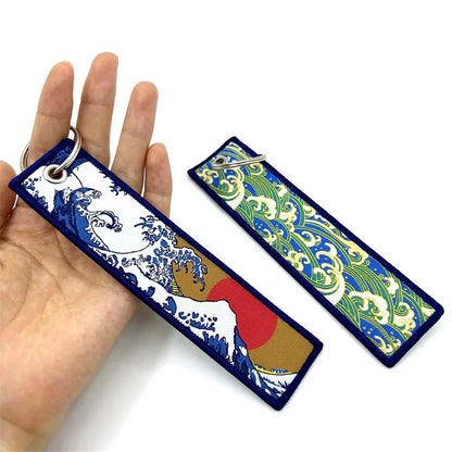 Embroidered Keychain - JDM, Nos, Recaro, Bride, Initial D, HKS