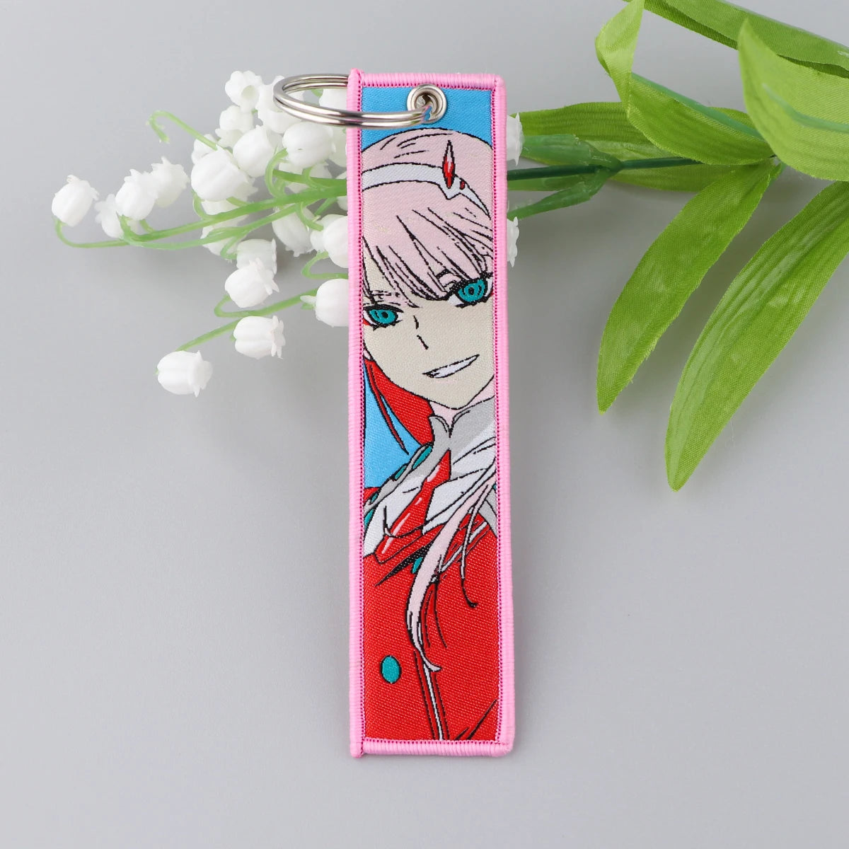 Embroidered Keychain - Sexy Anime Girls Manga Style