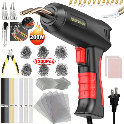 2-in-1 Plastic Welding Kit – Hot Stapler & Soldering Gun for Car Bumper Repair