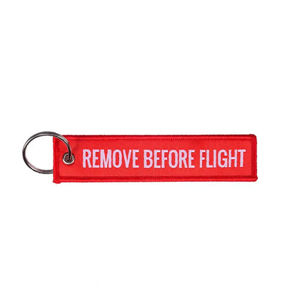 Embroided Keychain - Remove Before Flight