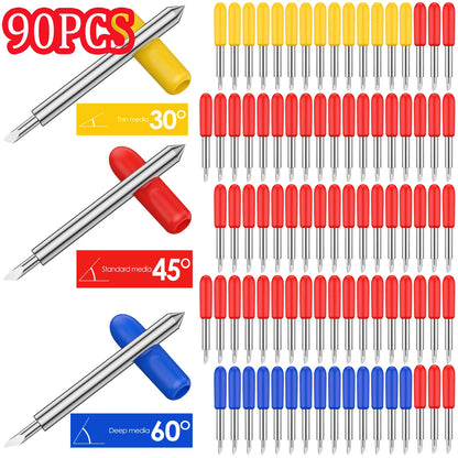 Replacement Cutting Blades for Roland & Cricut Plotters – 30/45/60 Degree Vinyl Cutter Blades